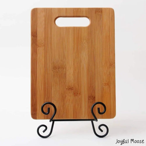 Black Metal Display Stand Easel for Cutting Boards