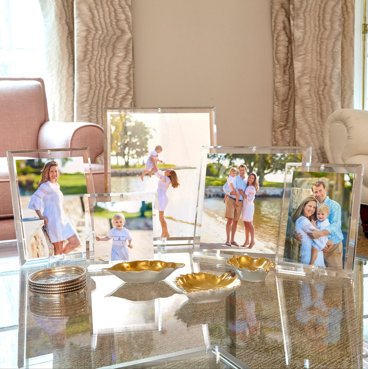 Clear Acrylic 4" x 6" Beveled Frame